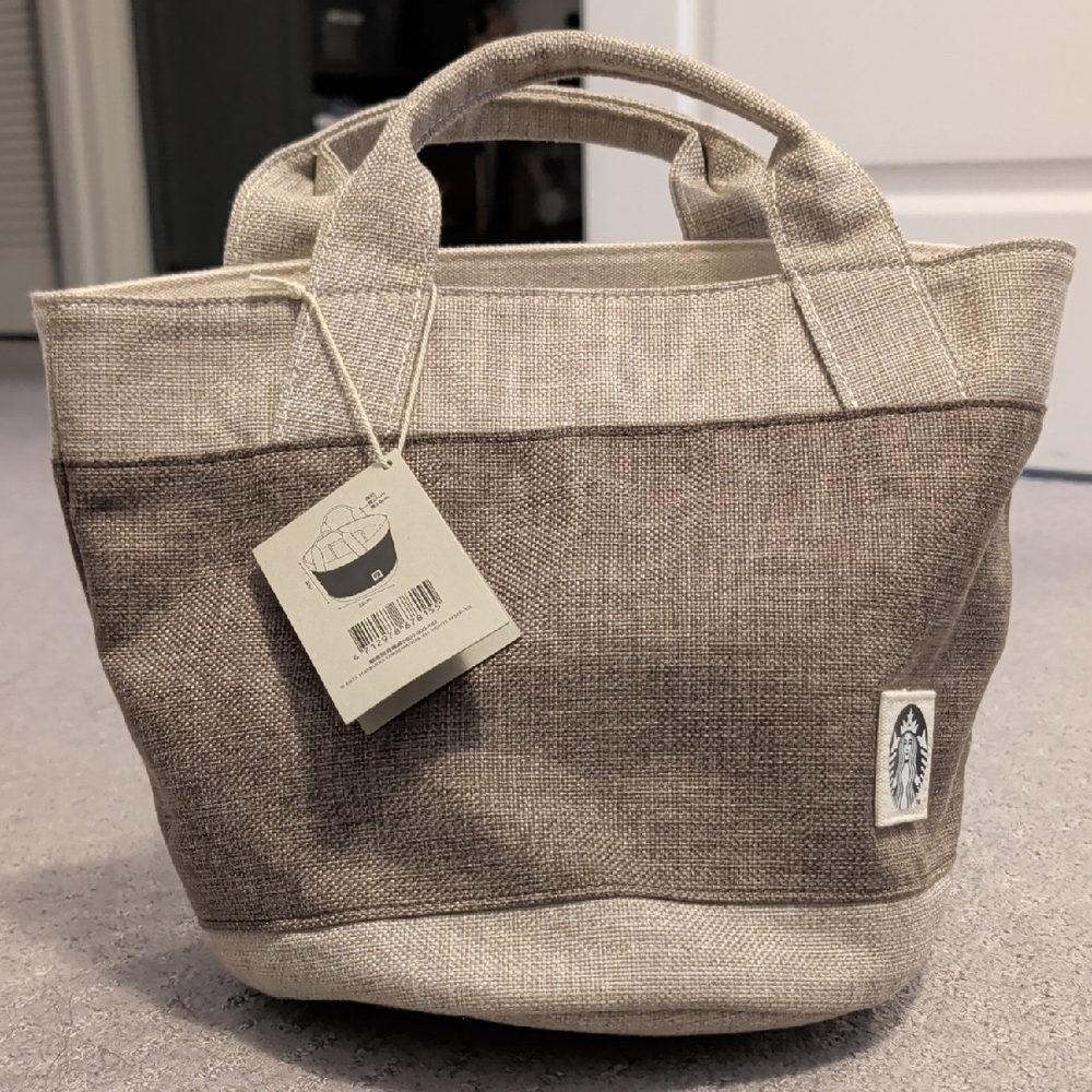 Starbucks Beige and Brown Tote Bag from Taiwan